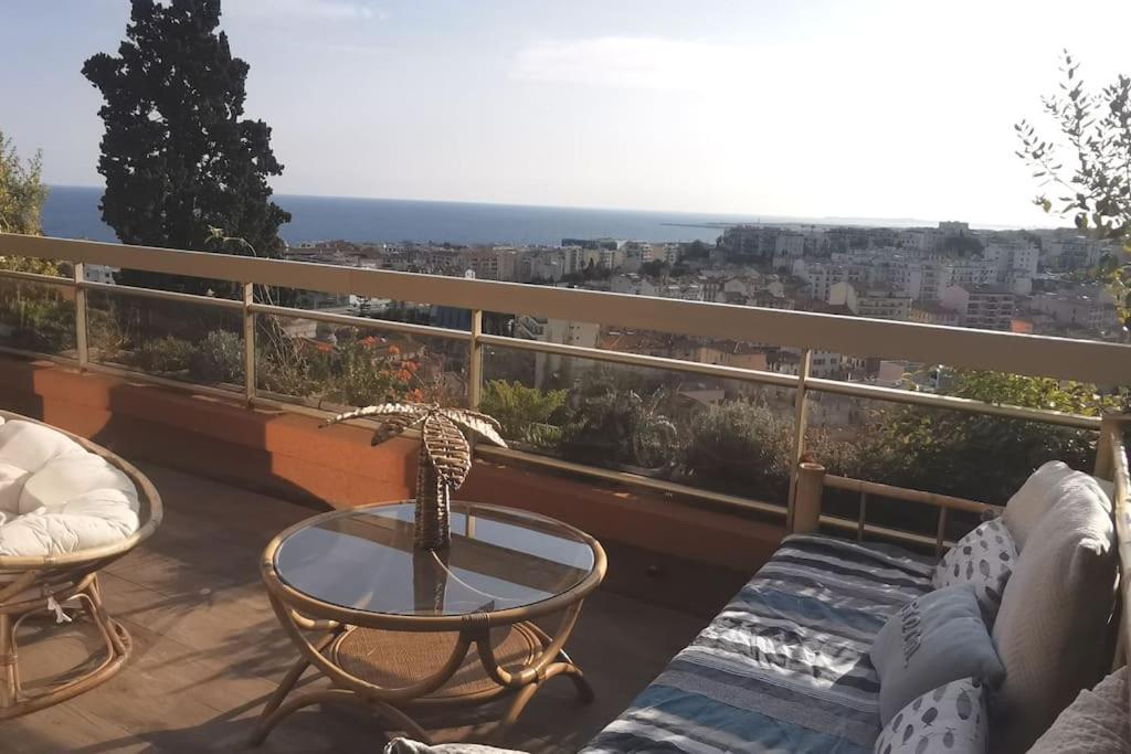 Appartement Nice Centre Vue Mer Avec Piscine Pour Famille, Couple D'Amis Pas De Groupes De Jeunes Autorises Zewnętrze zdjęcie